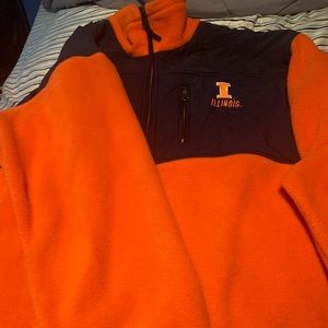 Mens University of Illinois Columbia Fleece jacket XL Illini U of I